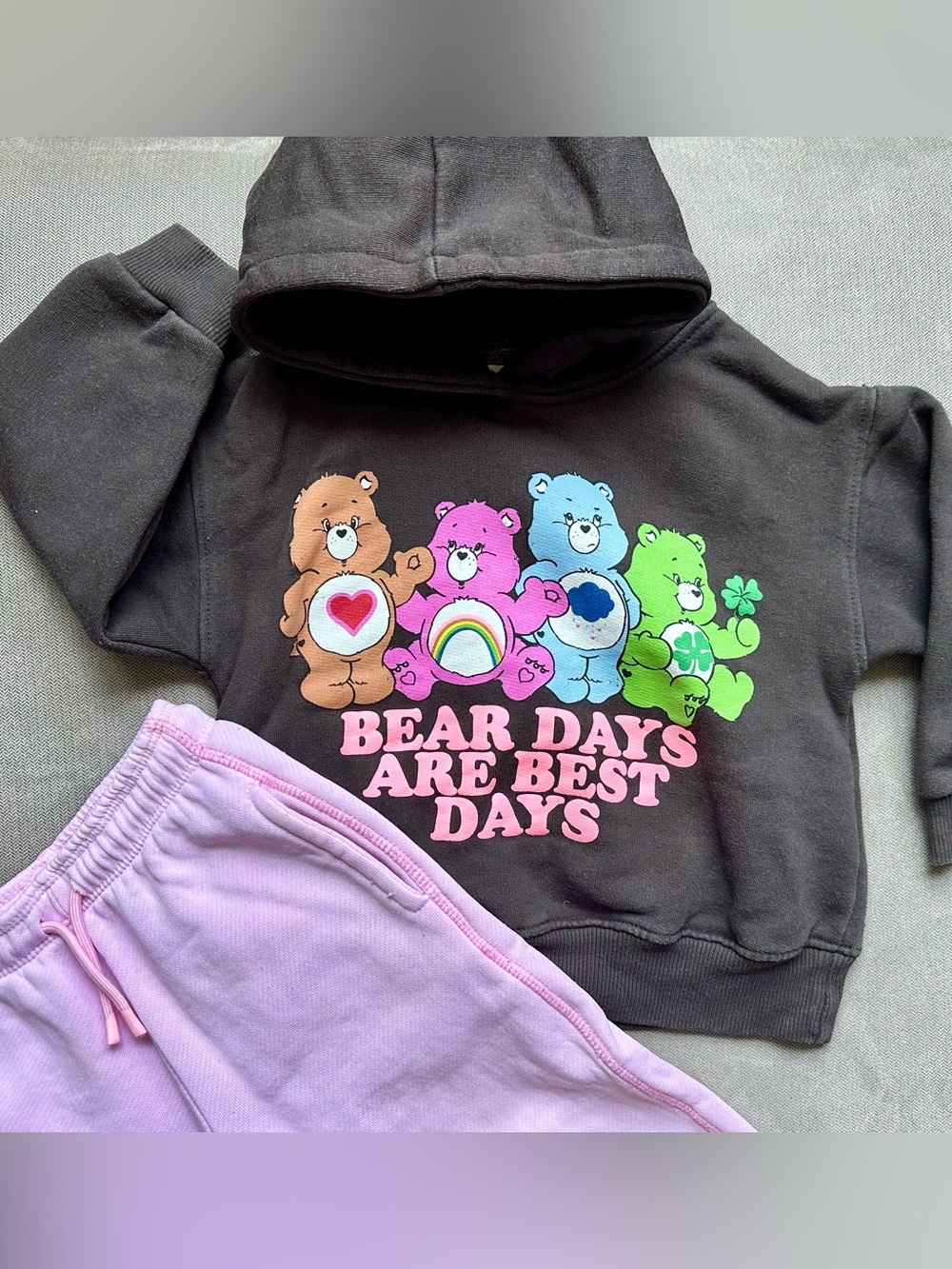 Zara Kids Care Bears Sweatshirt + Sweatpants Set